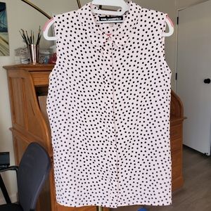 KARL LAGERFELD sleeveless blouse Size M